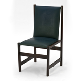 Chairs in Jacaranda and fabric