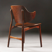 Armchairs with frame of solid teak